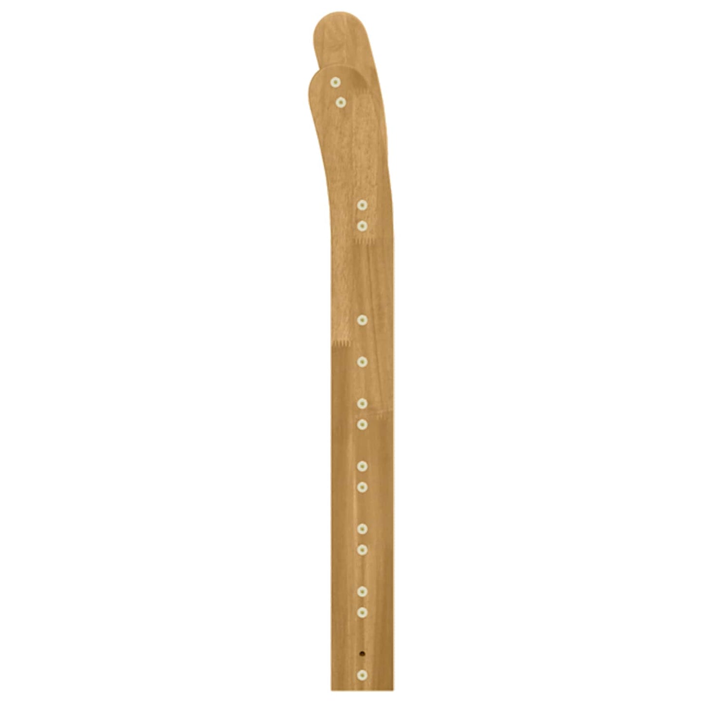 Armrests Module 2 pcs White 58.5 x 8 x 60 cm Solid Acacia Wood