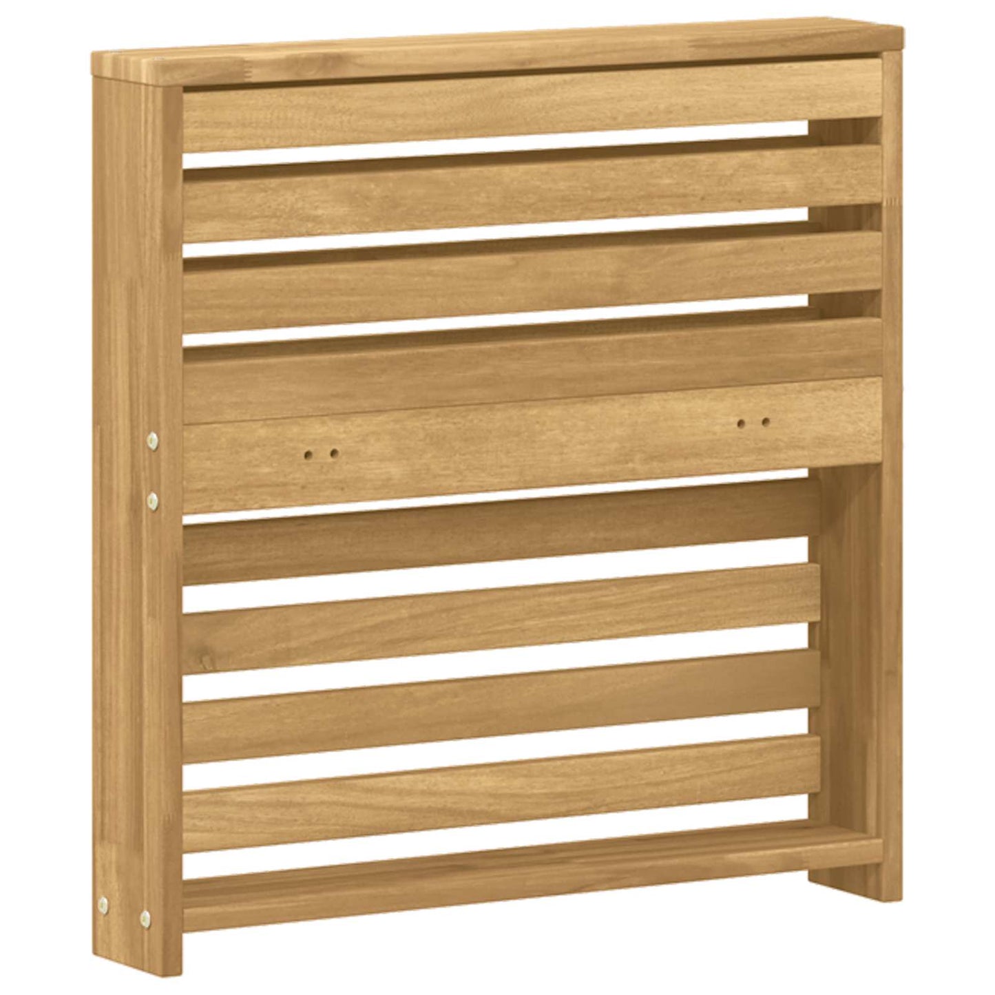 Armrests Module 2 pcs White 58.5 x 10 x 61 cm Solid Acacia Wood