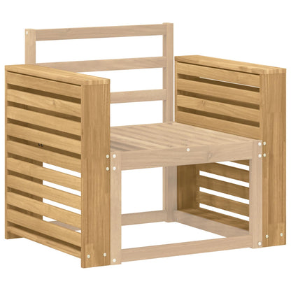 Armrests Module 2 pcs White 58.5 x 10 x 61 cm Solid Acacia Wood