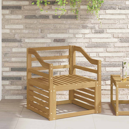Armrests Module 2 pcs White 59 x 4 x 73 cm Solid Acacia Wood