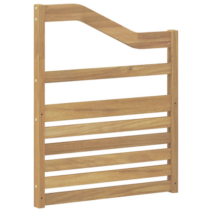Armrests Module 2 pcs White 59 x 4 x 73 cm Solid Acacia Wood