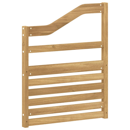 Armrests Module 2 pcs White 59 x 4 x 73 cm Solid Acacia Wood