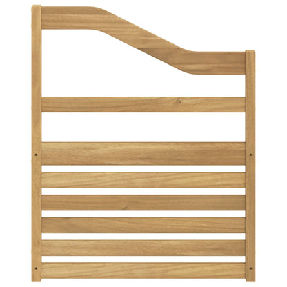 Armrests Module 2 pcs White 59 x 4 x 73 cm Solid Acacia Wood