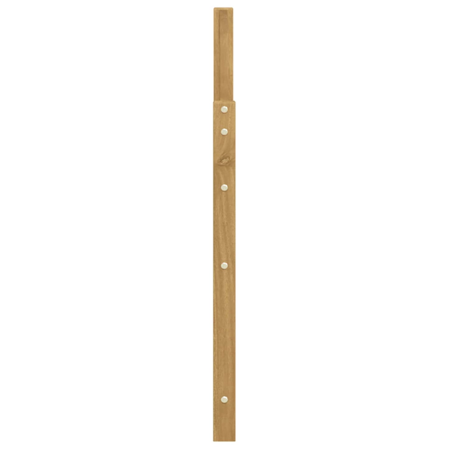 Armrests Module 2 pcs White 59 x 4 x 73 cm Solid Acacia Wood