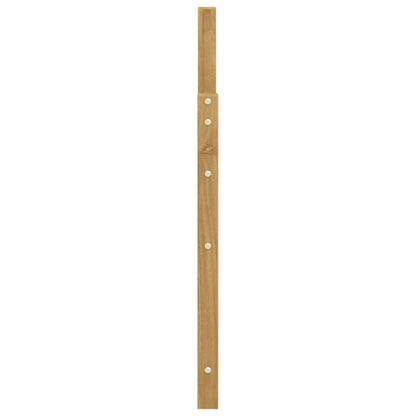 Armrests Module 2 pcs White 59 x 4 x 73 cm Solid Acacia Wood