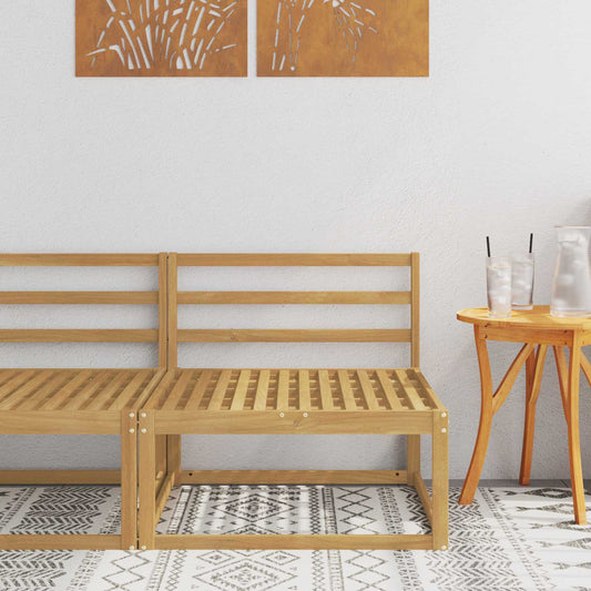 Outdoor Middle Sofa White 79 x 83 x 73 cm