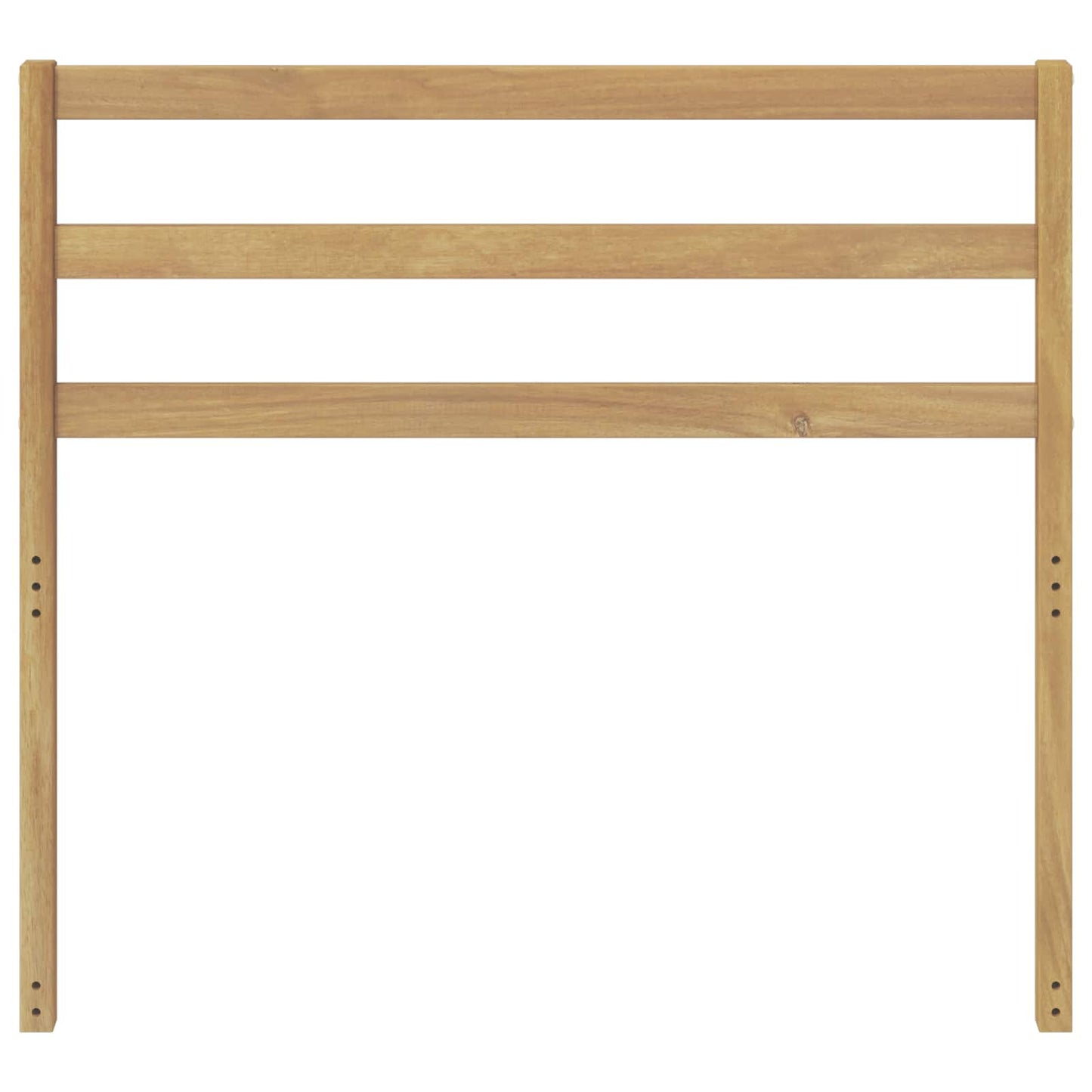 Backrest Module White 79 x 4 x 73 cm Solid Acacia Wood