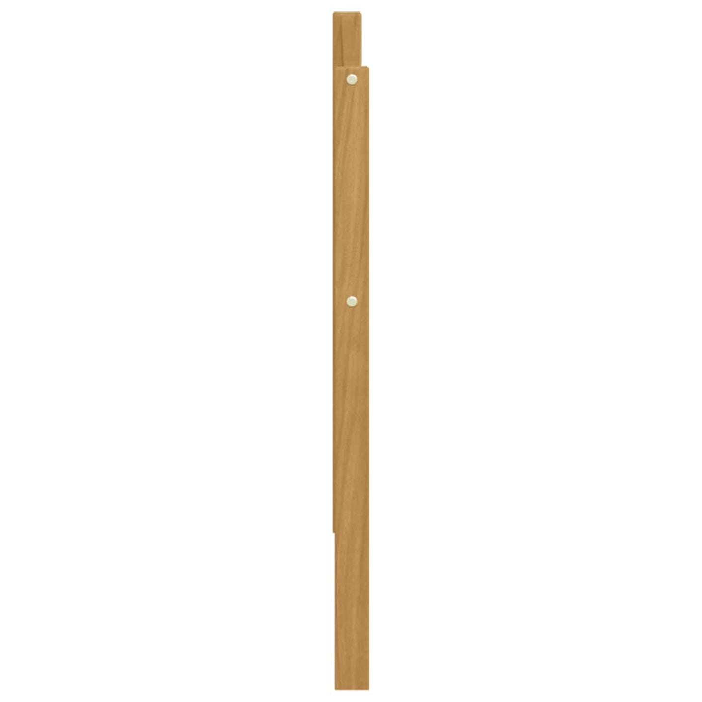 Armrests Module 2 pcs White 79 x 4 x 73 cm Solid Acacia Wood