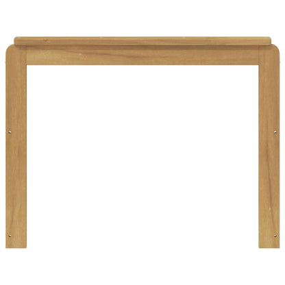 Armrests Module 2 pcs White 79 x 6 x 61 cm Solid Acacia Wood