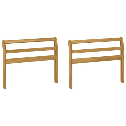 Armrests Module 2 pcs White 78.5 x 8.5 x 60 cm