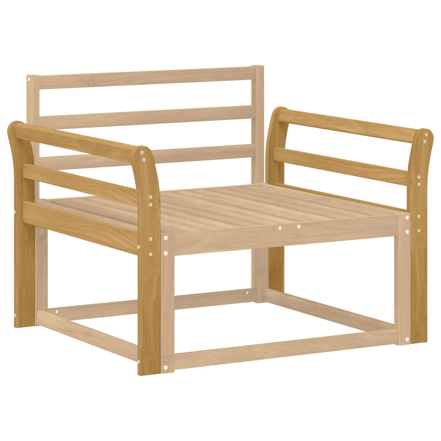 Armrests Module 2 pcs White 78.5 x 8.5 x 60 cm