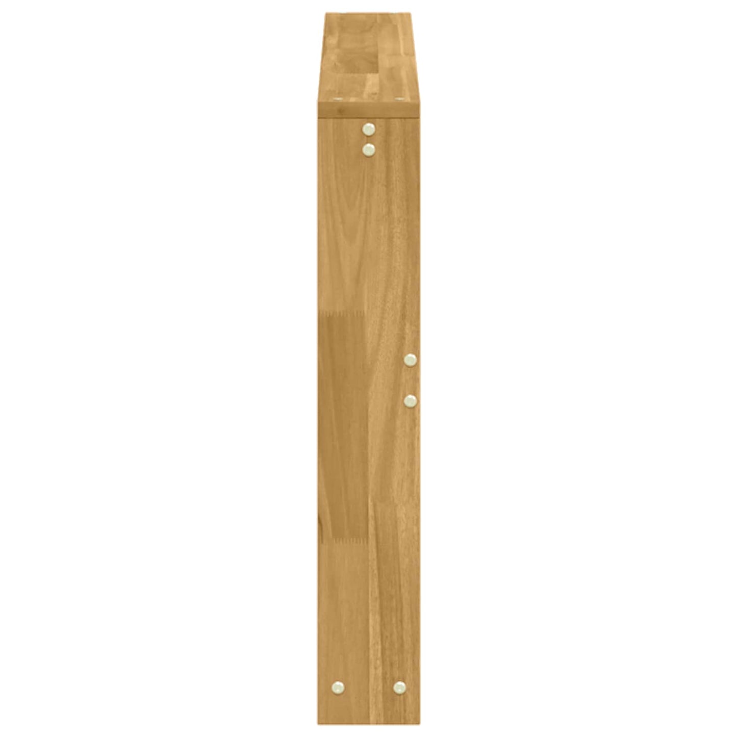 Armrests Module 2 pcs White 78.5 x 10 x 61 cm Solid Acacia Wood