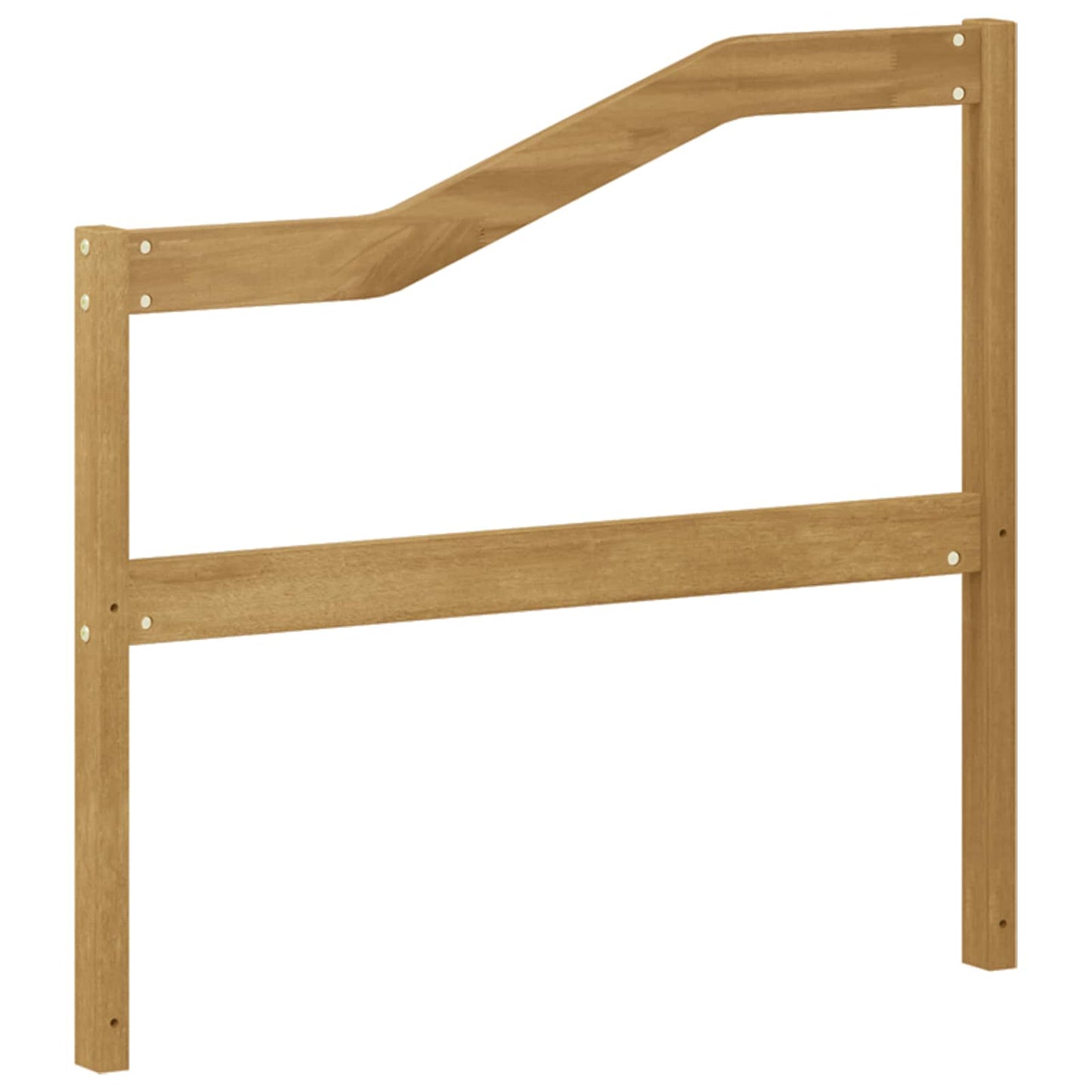 Armrests Module 2 pcs White 79 x 4 x 73 cm Solid Acacia Wood
