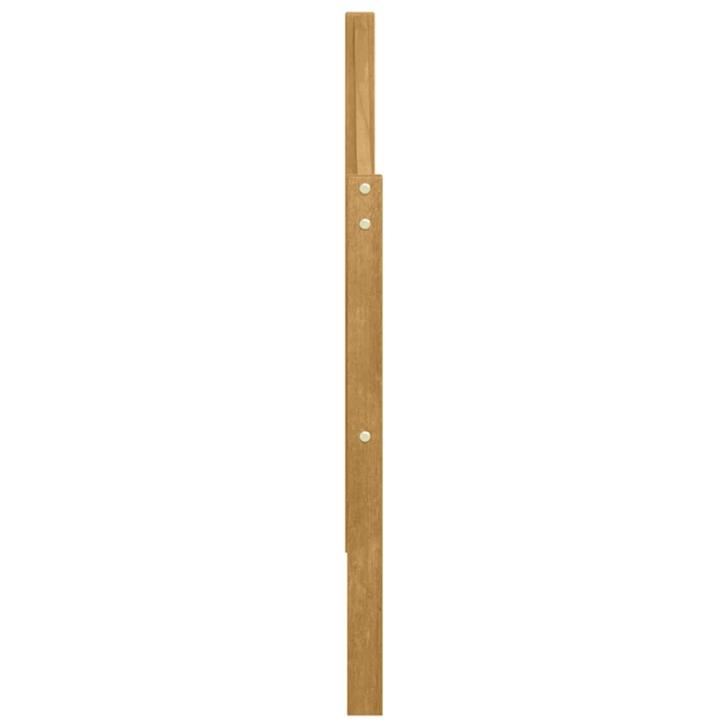 Armrests Module 2 pcs White 79 x 4 x 73 cm Solid Acacia Wood