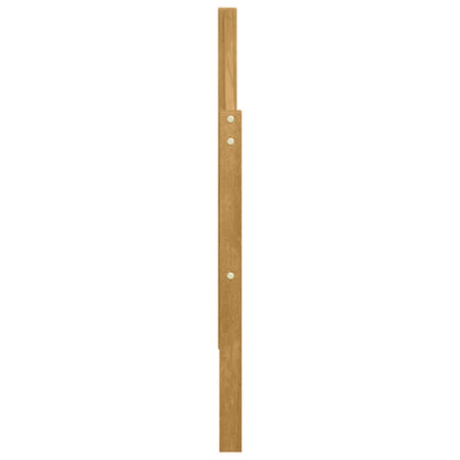 Armrests Module 2 pcs White 79 x 4 x 73 cm Solid Acacia Wood
