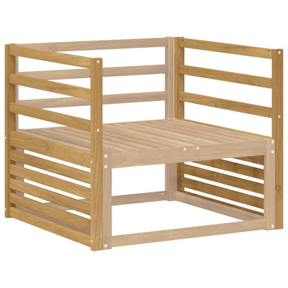 Armrests Module 2 pcs White 79 x 4 x 73 cm Solid Acacia Wood