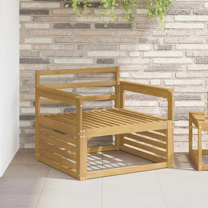 Armrests Module 2 pcs White 79 x 6 x 61 cm Solid Acacia Wood