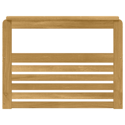 Armrests Module 2 pcs White 79 x 6 x 61 cm Solid Acacia Wood