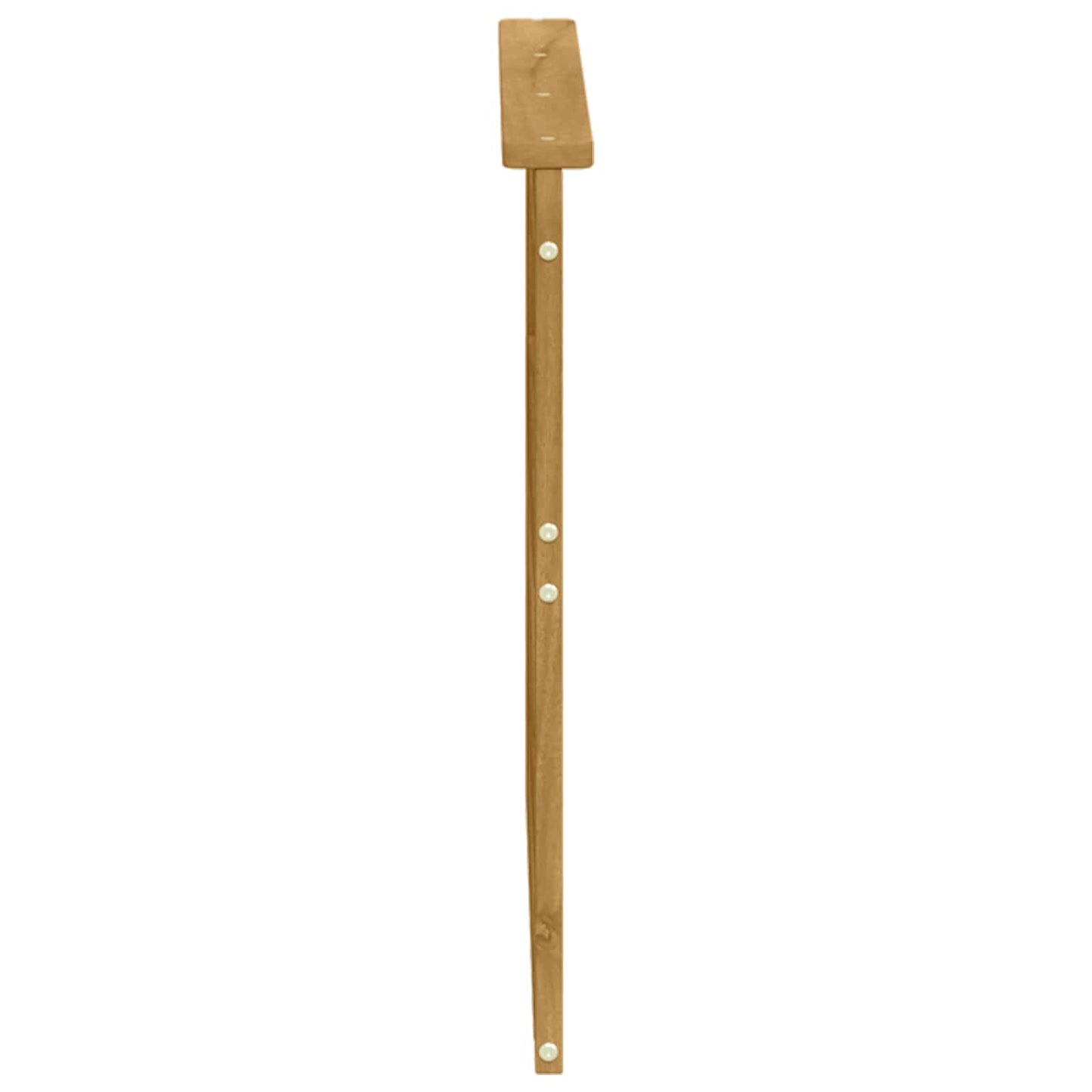 Armrests Module 2 pcs White 79 x 6 x 61 cm Solid Acacia Wood