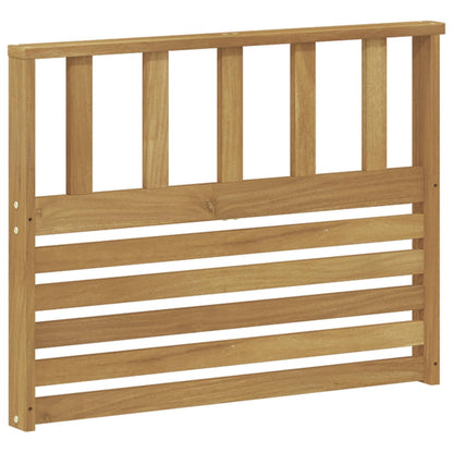 Armrests Module 2 pcs White 80 x 6 x 61 cm Solid Acacia Wood