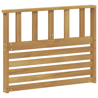 Armrests Module 2 pcs White 80 x 6 x 61 cm Solid Acacia Wood