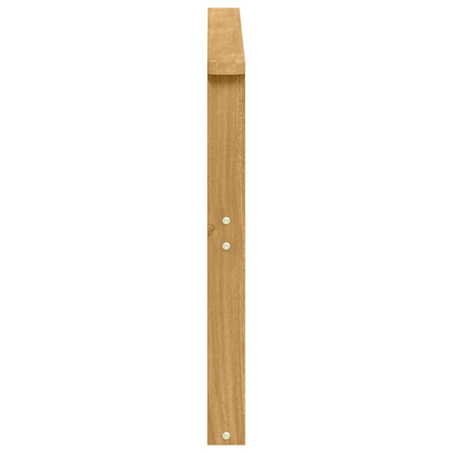 Armrests Module 2 pcs White 80 x 6 x 61 cm Solid Acacia Wood