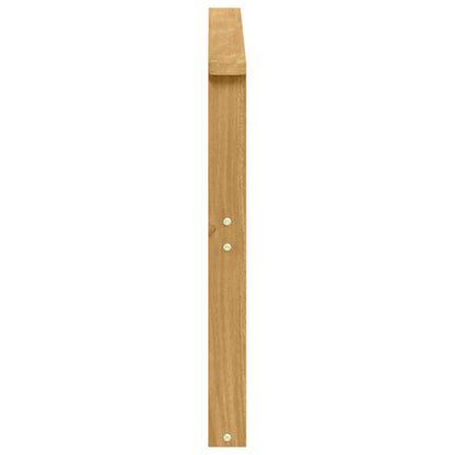 Armrests Module 2 pcs White 80 x 6 x 61 cm Solid Acacia Wood