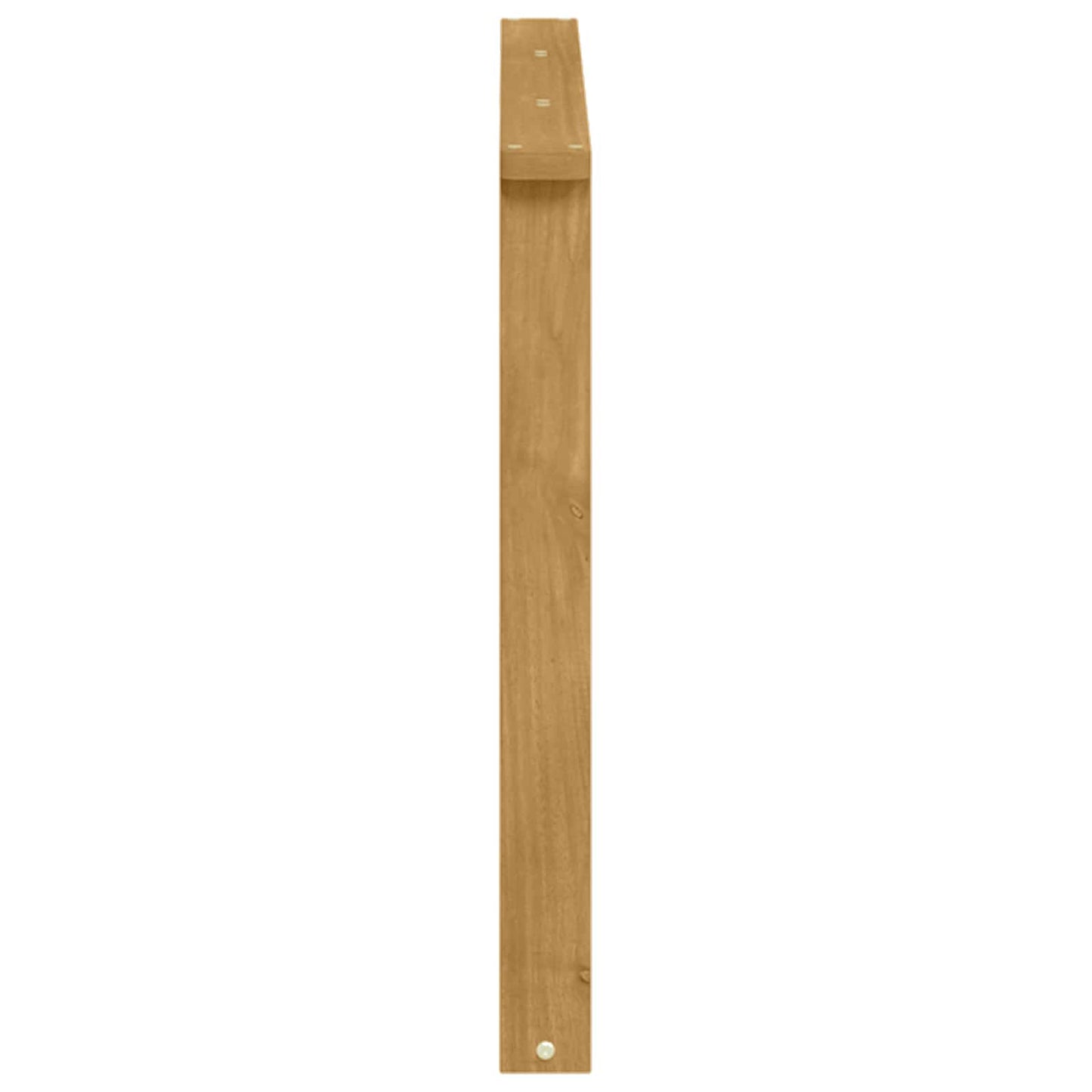 Armrests Module 2 pcs White 80 x 6 x 61 cm Solid Acacia Wood