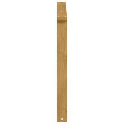Armrests Module 2 pcs White 80 x 6 x 61 cm Solid Acacia Wood