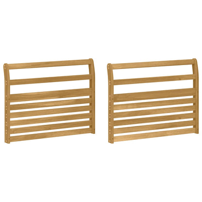 Armrests Module 2 pcs White 78.5 x 8.5 x 60 cm