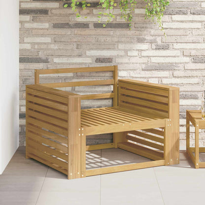 Armrests Module 2 pcs White 78.5 x 10 x 61 cm Solid Acacia Wood