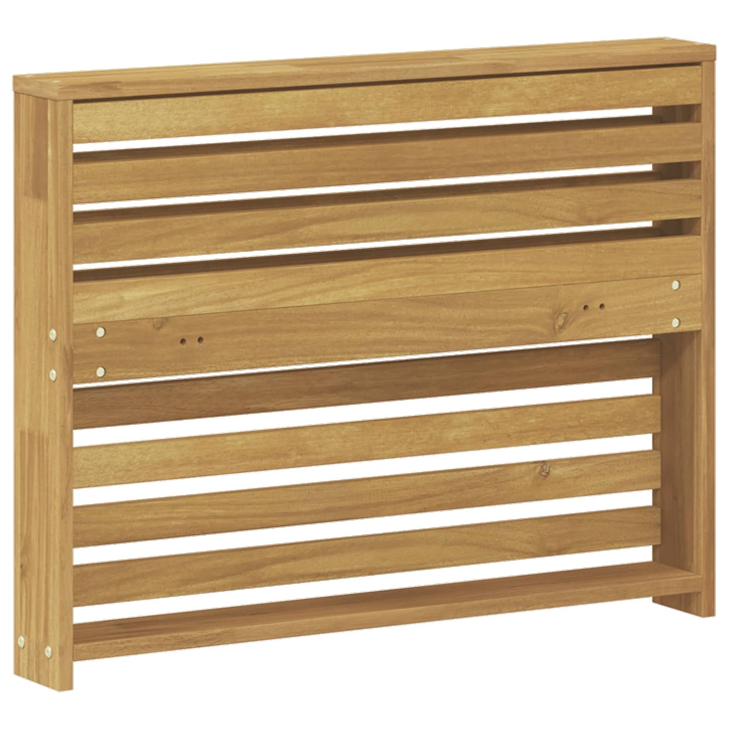 Armrests Module 2 pcs White 78.5 x 10 x 61 cm Solid Acacia Wood