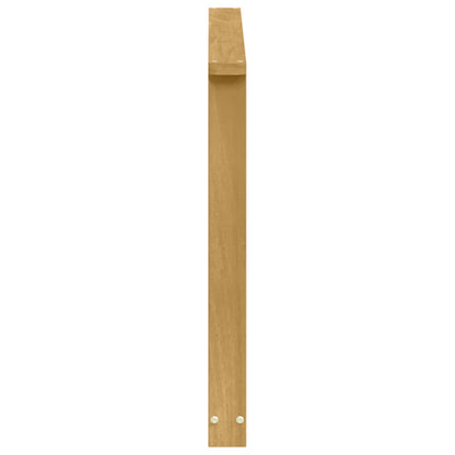 Armrests Module 2 pcs White 80 x 6 x 61 cm Solid Acacia Wood