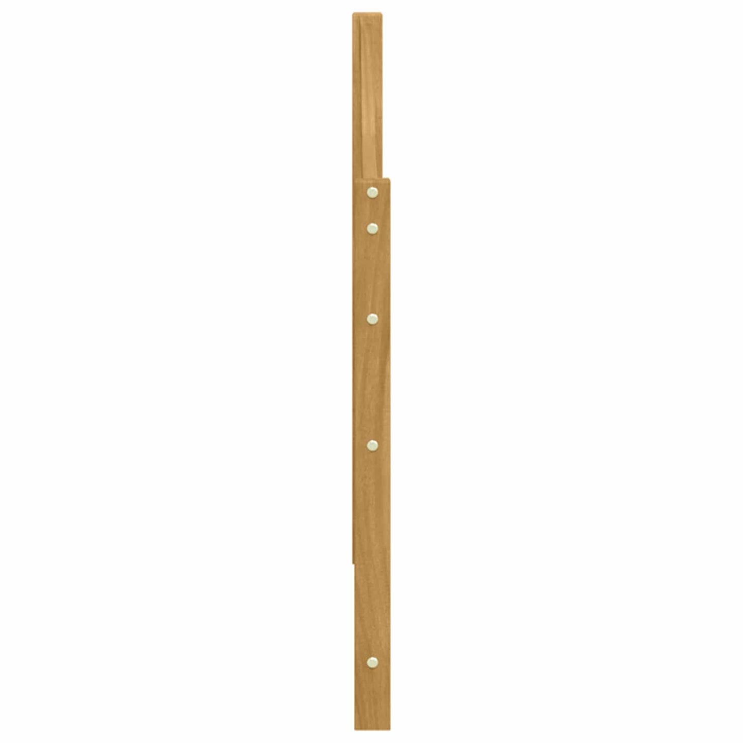 Armrests Module 2 pcs White 79 x 4 x 73 cm Solid Acacia Wood