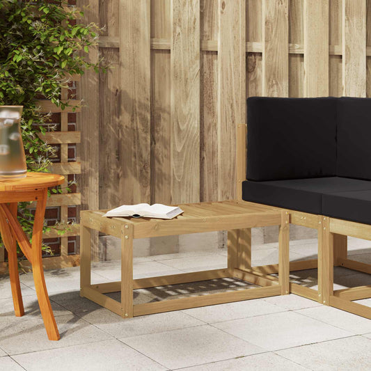 Outdoor Stool Bench White 79 x 43 x 37 cm Solid Acacia Wood