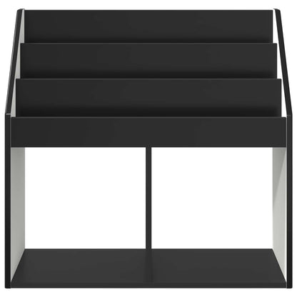 Kids Bookshelf Black 72.5 x 29.5 x 69 cm Engineered Wood