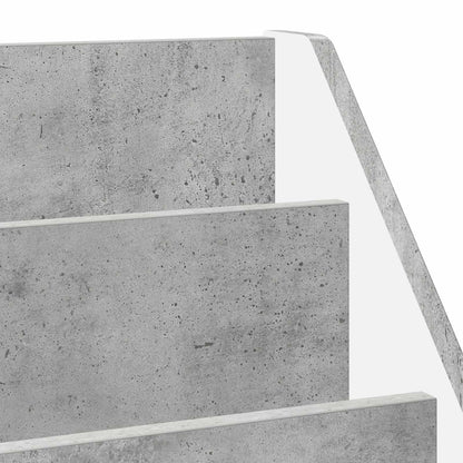 Kids Bookshelf with Storage Concrete Grey 72.5 x 29.5 x 69 cm