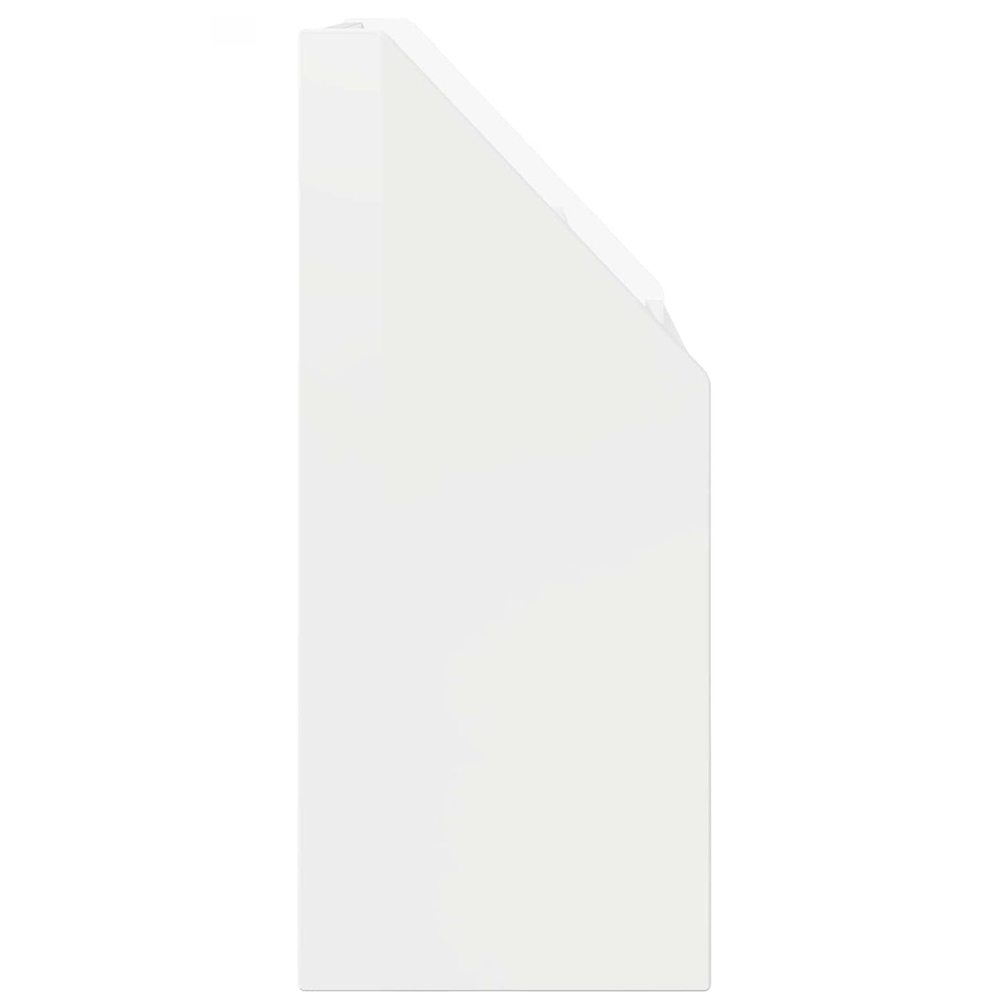 Kids Bookshelf High Gloss White 72.5 x 29.5 x 69 cm
