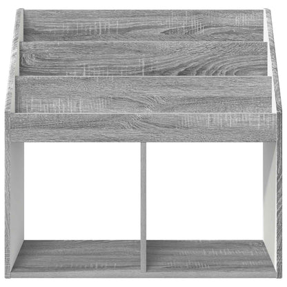 Kids Bookshelf Grey Sonoma 72.5 x 29.5 x 69 cm Engineered Wood