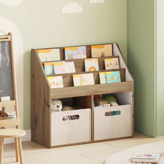 Kids Bookshelf Artisan Oak 72.5 x 29.5 x 69 cm Engineered Wood