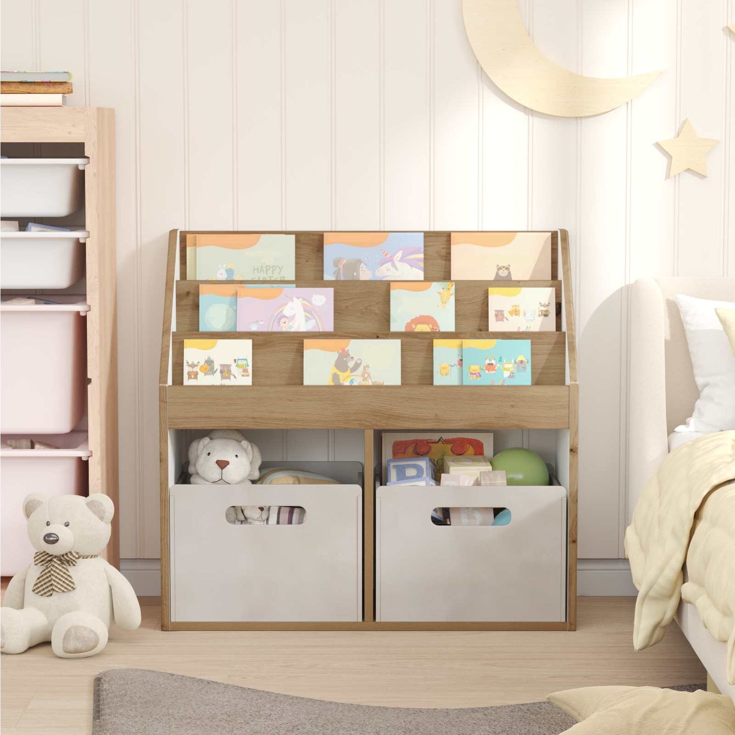 Kids Bookshelf Artisan Oak 72.5 x 29.5 x 69 cm Engineered Wood
