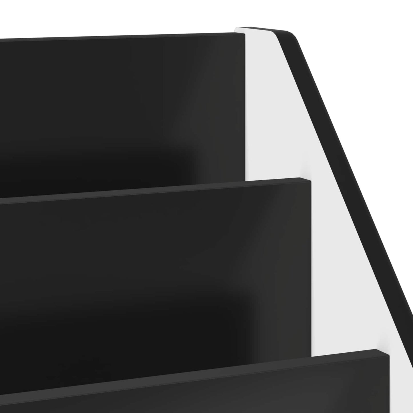 Kids Bookshelf Black 60 x 29.5 x 69 cm Engineered Wood