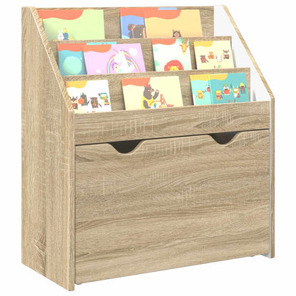 Kids Bookshelf Sonoma Oak 60 x 29.5 x 69 cm Engineered Wood