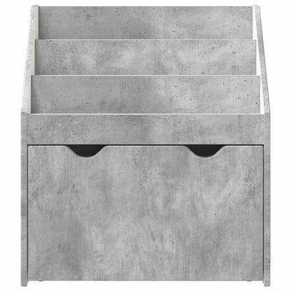 Kids Bookshelf Concrete Grey 60 x 29.5 x 69 cm Engineered Wood