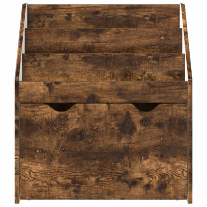 Kids Bookshelf Smoked Oak 60 x 29.5 x 69 cm Engineered Wood