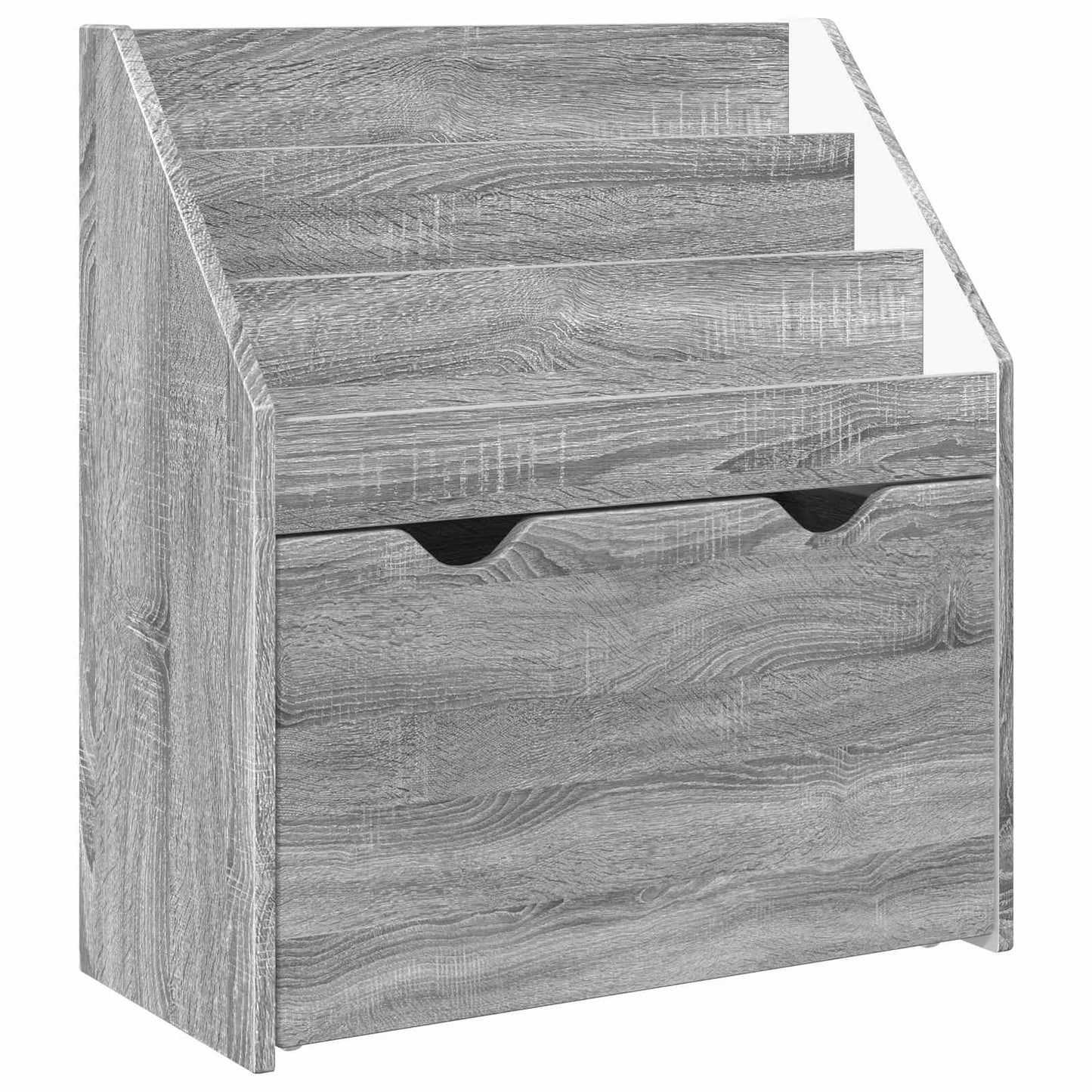 Kids Bookshelf Grey Sonoma 60 x 29.5 x 69 cm Engineered Wood