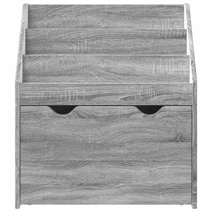 Kids Bookshelf Grey Sonoma 60 x 29.5 x 69 cm Engineered Wood