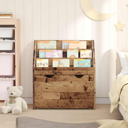 Kids Bookshelf Old Wood 60 x 29.5 x 69 cm Engineered Wood