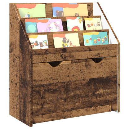 Kids Bookshelf Old Wood 60 x 29.5 x 69 cm Engineered Wood