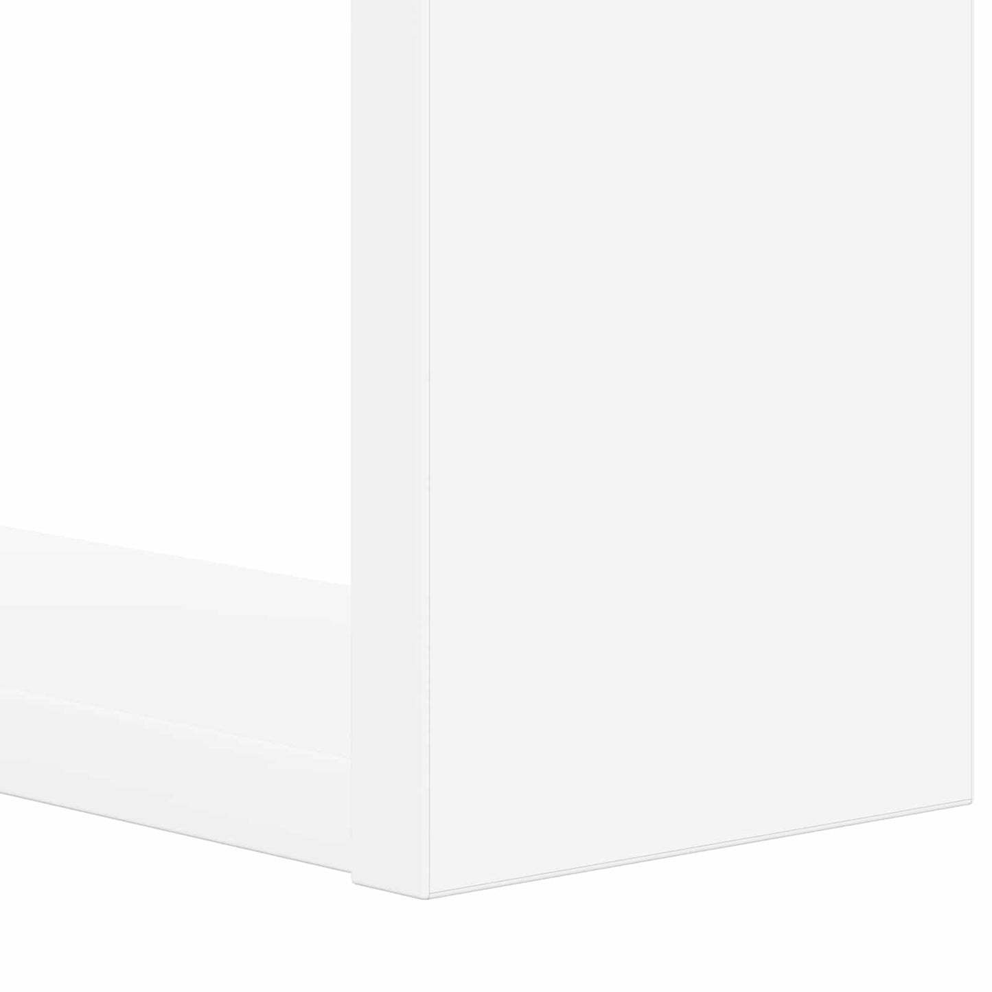 Bookshelf 2-Tier 52 x 25 x 71.5 cm Engineered Wood White